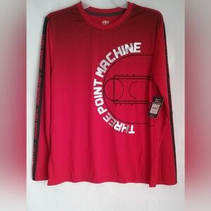 XL (14-16) Husky Young Boy Active LS Tee Shirt